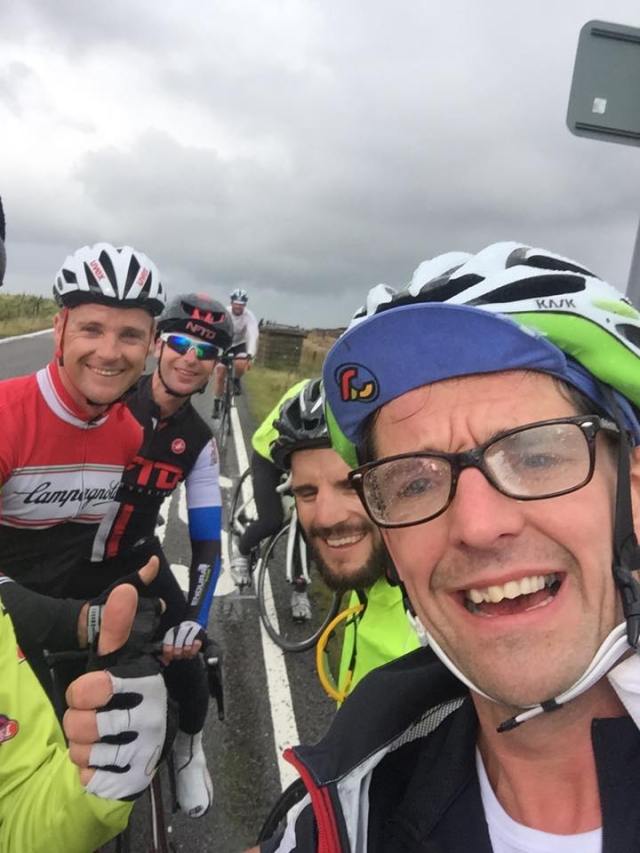 The others at the top of Holme Moss
